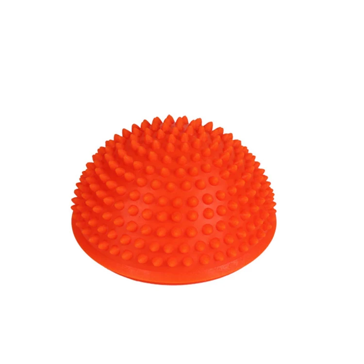 Fitness Soft and hard Spike Balance Pad PVC Half Massage Ball