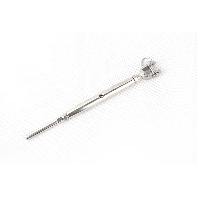 China Factory Price Japan Type Stainless Steel Close Body Turnbuckle With Fork&Swage  Cable railing tensioner