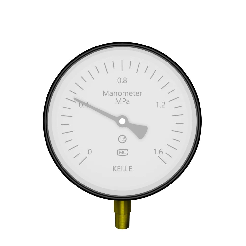 Water pressure gauges are manufactured in China and sold at low prices