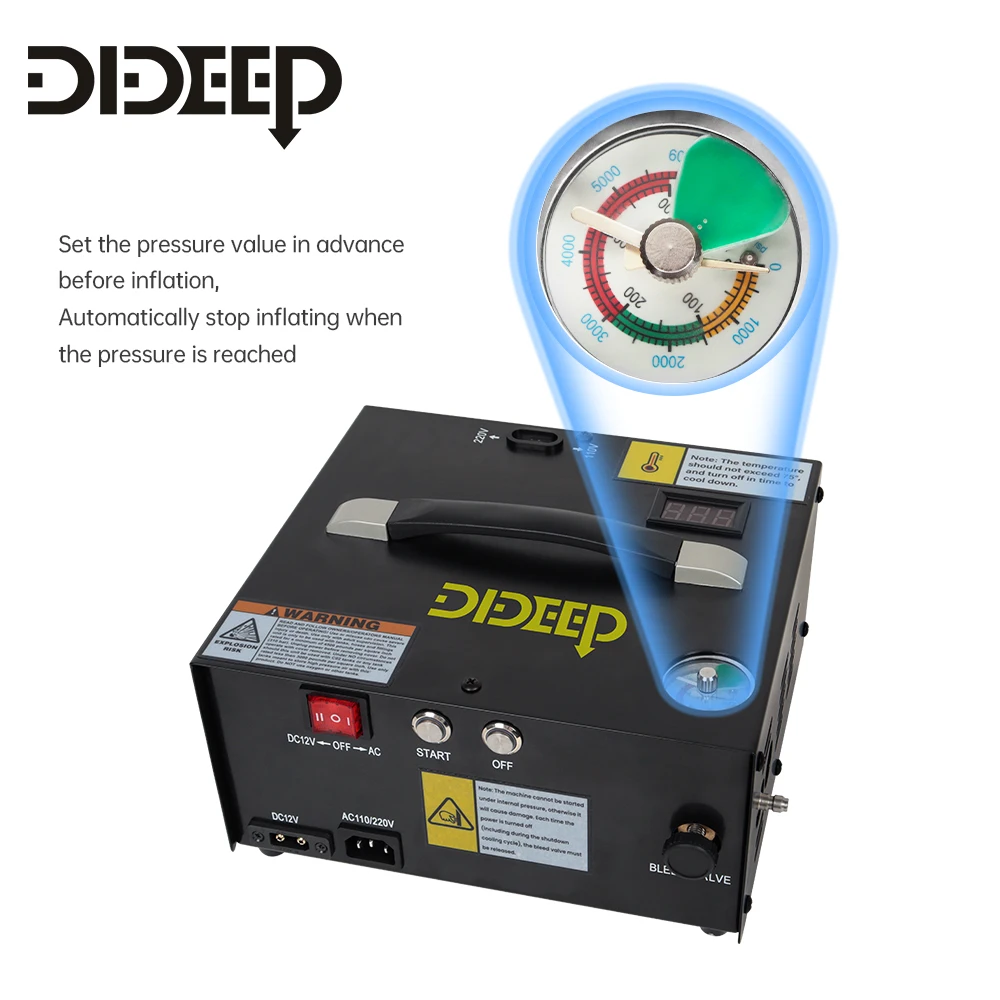 DIDEEP Customized Logo OEM Car Pump 12V Portable Air  Compressors Prices
