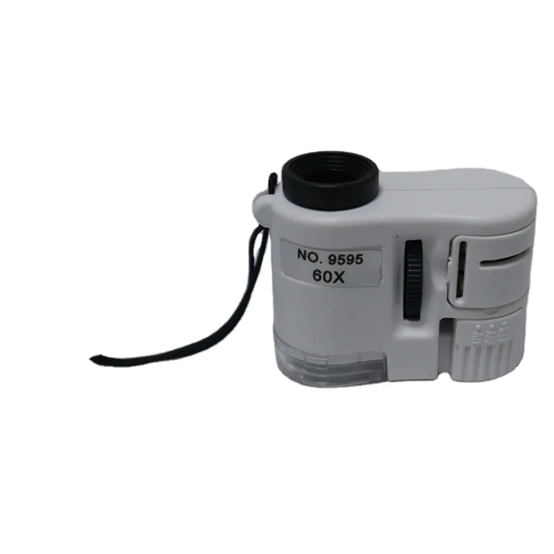 9595 high-power microscope antique jade jewelry identification 60x banknote inspection magnifying glass