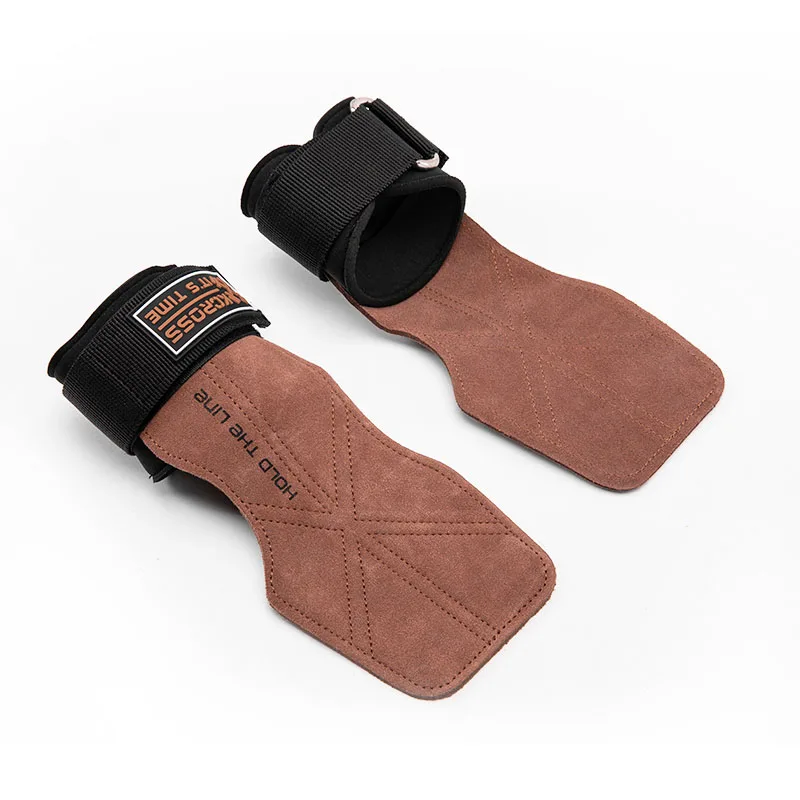 Wholesale High Quality Professional Custom Gym Fitness Micro Fiber Hand Grips for Heavy Training
