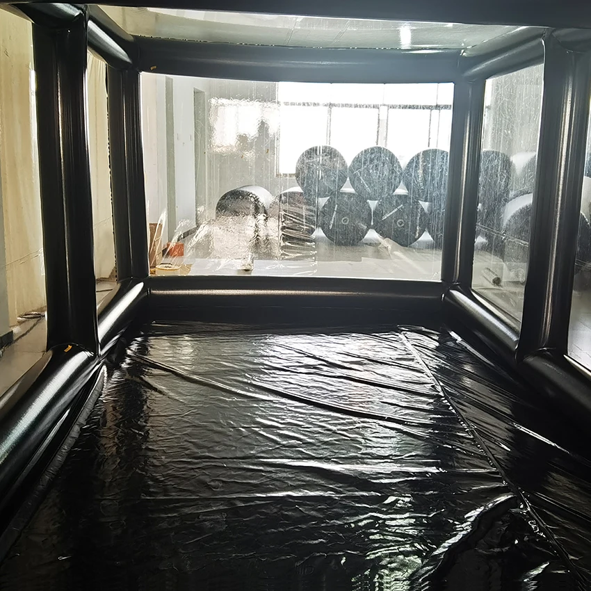 Durable Outdoor PVC Carport Clear Parking Tent Dust Proof Feature Inflatable Garage Car Cover Advertising Inflatables Car Tent