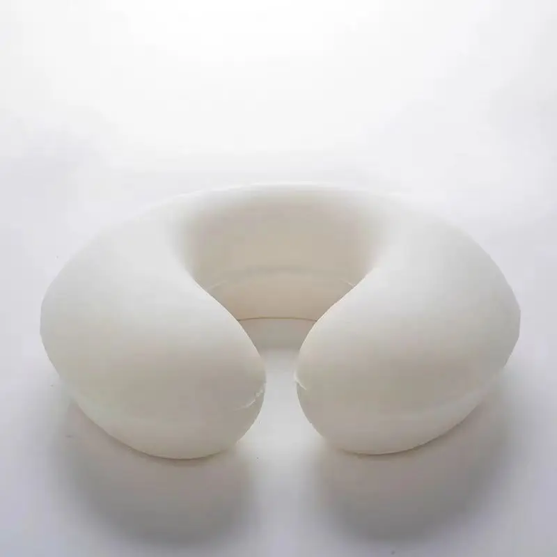 Customizable Portable U-Shaped Travel Pillow Slow Rebound Memory Foam Ergonomic Breathable Soft Neck Warping Support Wearable
