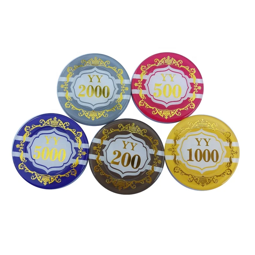 pesonized Acrylic poker chip ,Cheap poker chip set,Casino poker chips