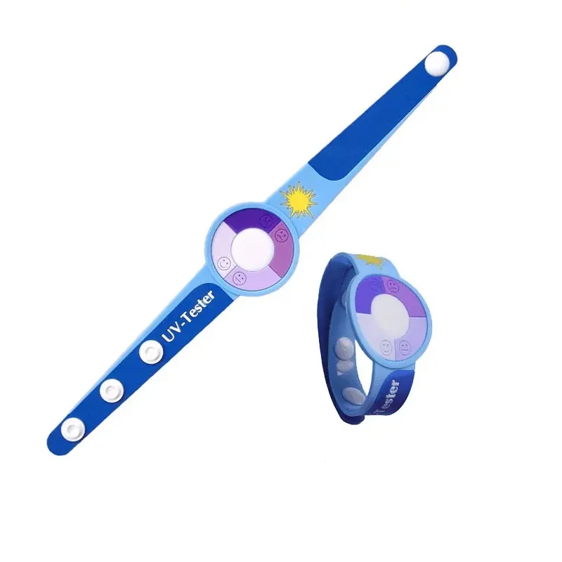 Hot Sale UV Meter Bracelet Sun Monitor sensor checker detector indicator watch Armband Bangle