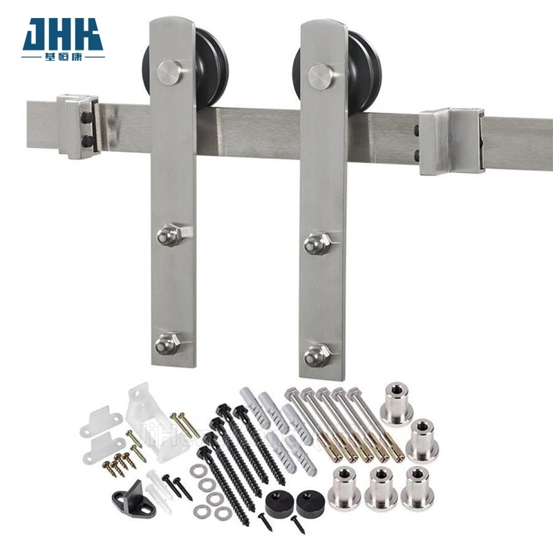 JHK-Flush-11 Solid Wood Wood Grain Flush  China barn door supply Good doors for houses interior mdf door price Good quality