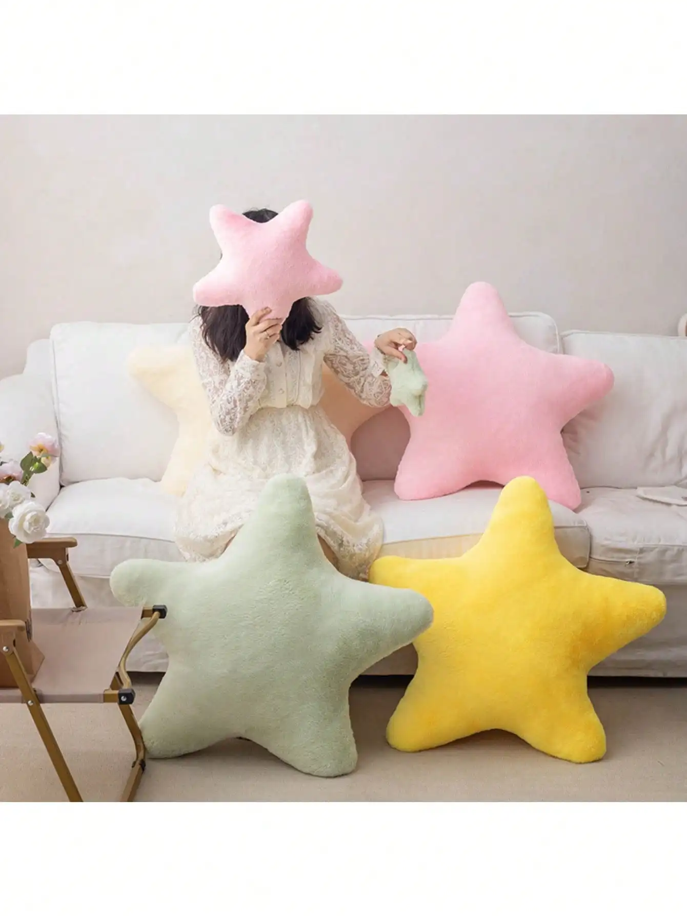 New Arrival Star Pillow Super Soft Cute Plush Stuffed Cushion Decorative Throw Pillows Plush Star Plush Toys For Sofa