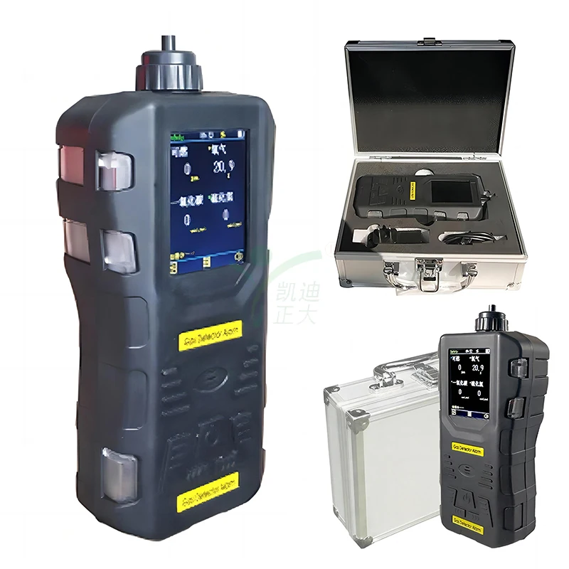 Low power consumption portable multi 5 gas analyzers automotive monitor