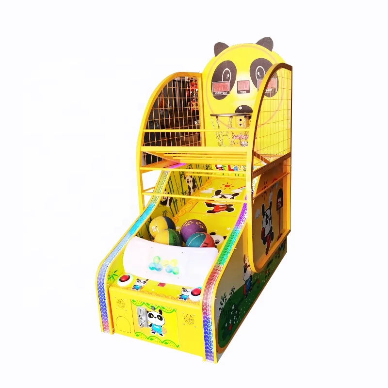 Children Playground Amusement Games Led Kids Shooter Arcade Coin Operated Basketball Game Machine For Sale