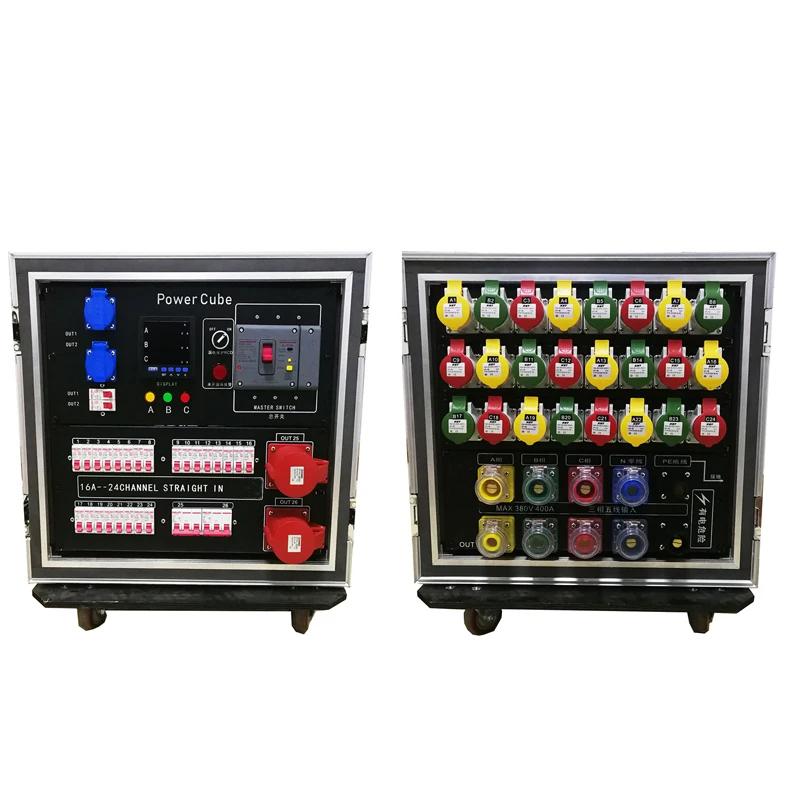 Stage lighting audio LED large screen power box stage outdoor mobile performance distribution box