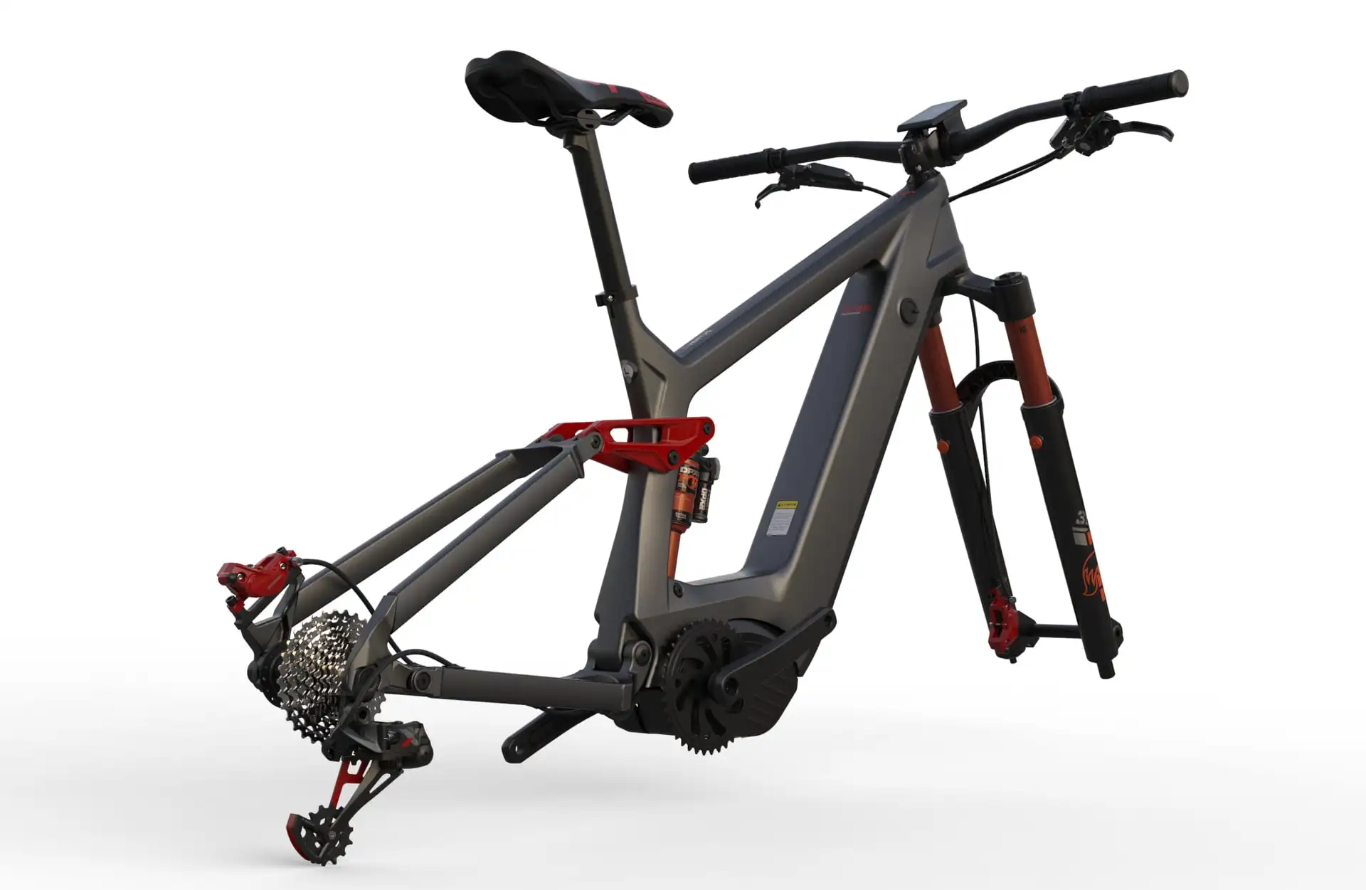 Ebike Frame Bafang G510 Carbon Fiber M620 Frame MTB 29' Full Suspension Emtb Frame
