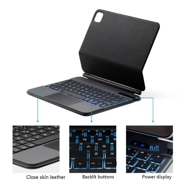 Portable New Arrival Ultra Slim Tablet Flexible Magic Mini Keyboard for iPad pro 2021