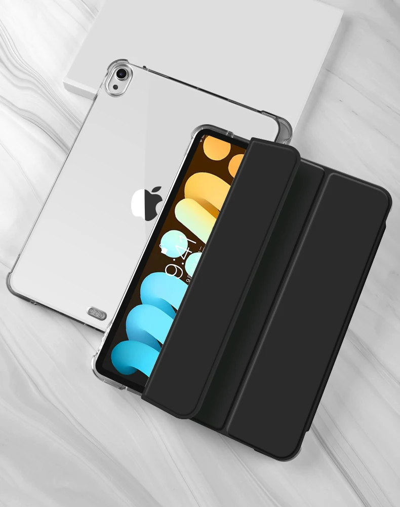 Мини 6-й полупрозрачный жесткий чехол из поликарбоната мягкий ТПУ для iPad mini 6 8 3 дюйма