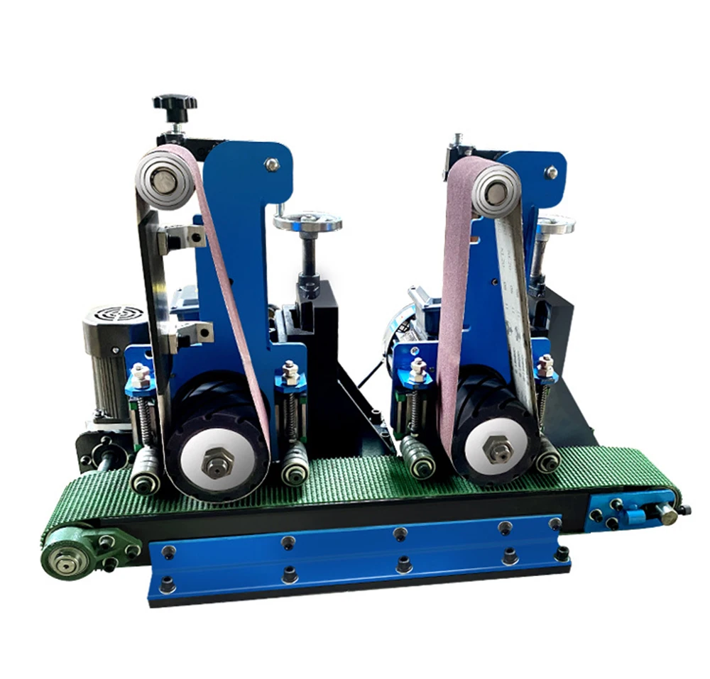 Small industrial brass sheet buckle metal plate surface polishing and buffing machine for small parts