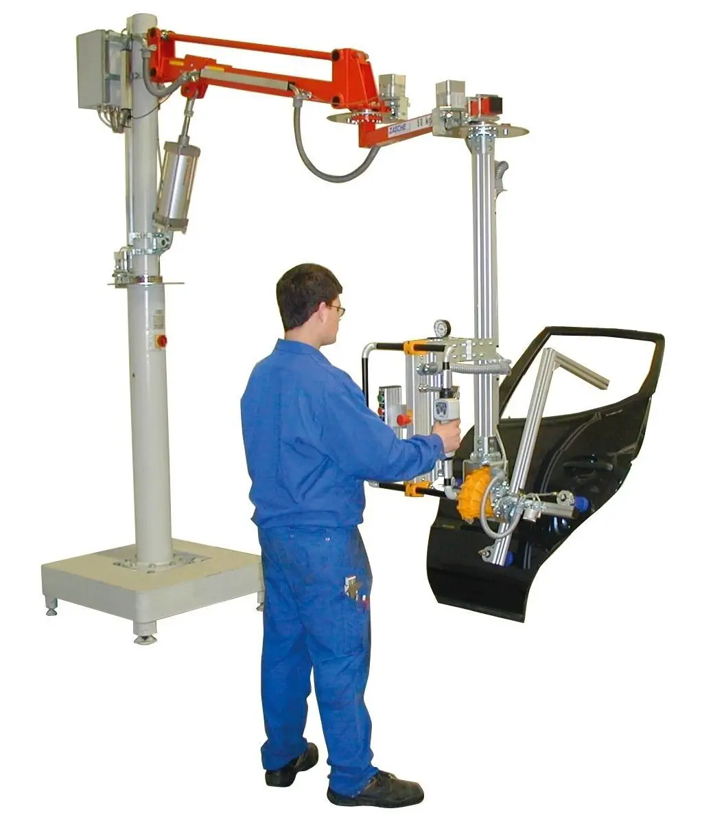 manual industrial wheel lifter tyres manipulator for removing car doors assembly