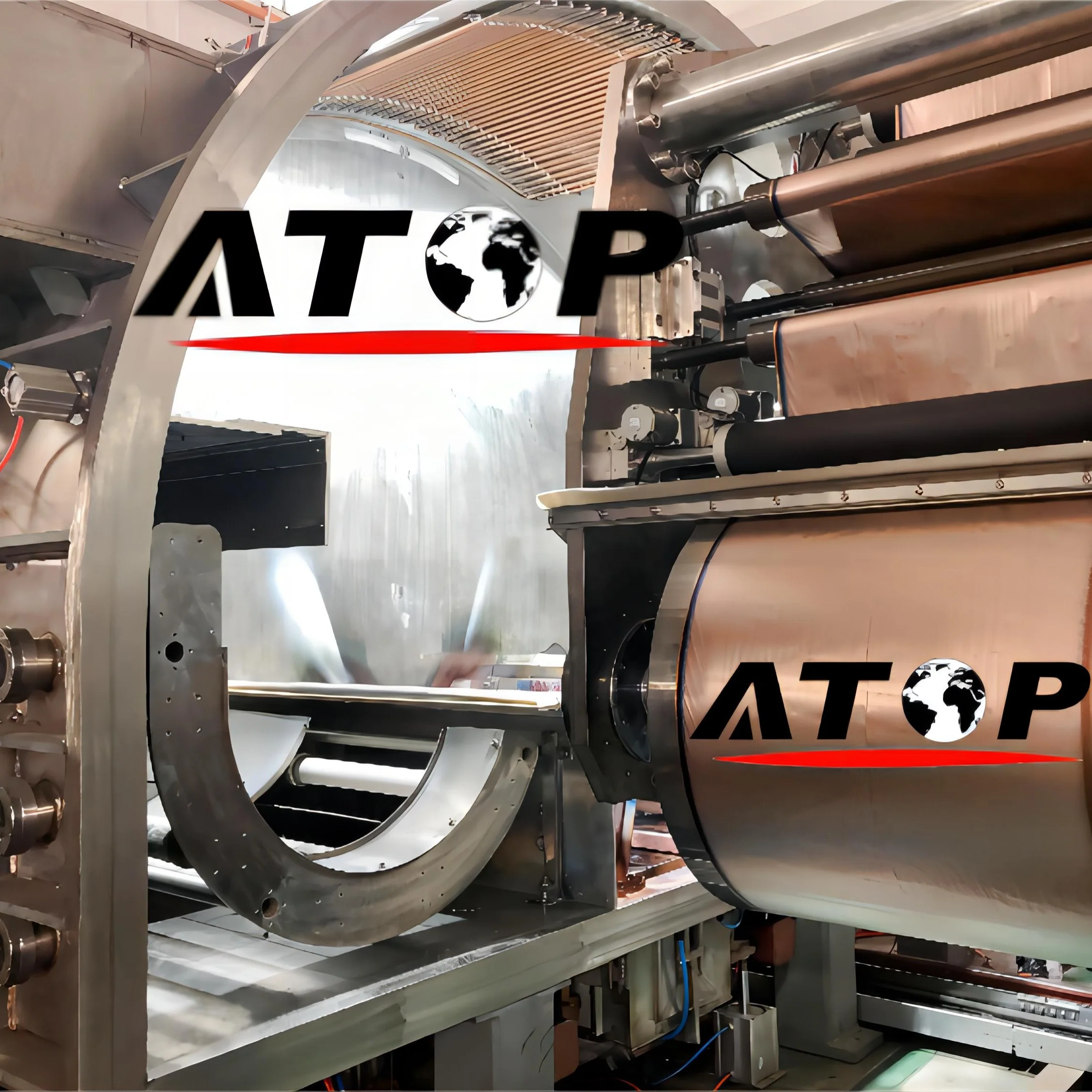 ATOP Roll To Roll vacuum coating machine with evaporation magnetron sputtering system