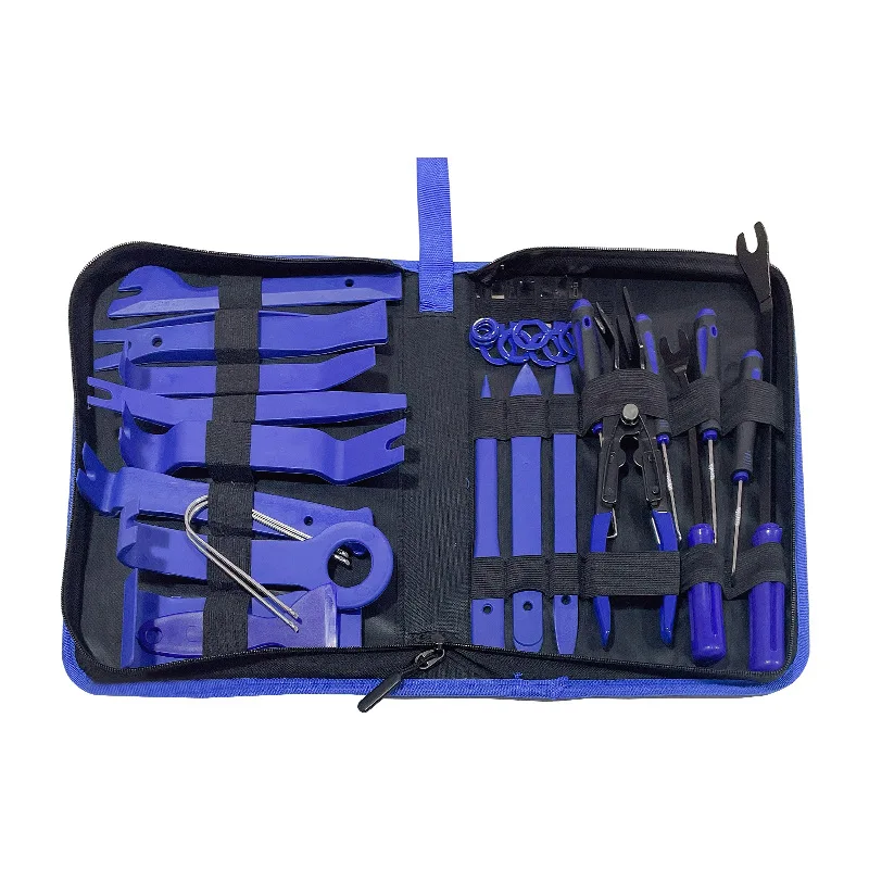 19pcs Car Trim Disassembly Tool Interior Door Clip Panel Trim Dashboard Removal Tool