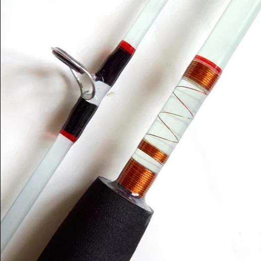 Byloo Wooden Crafts Fiberglass Fishing Rod of Korea Blanks Pull Genuine