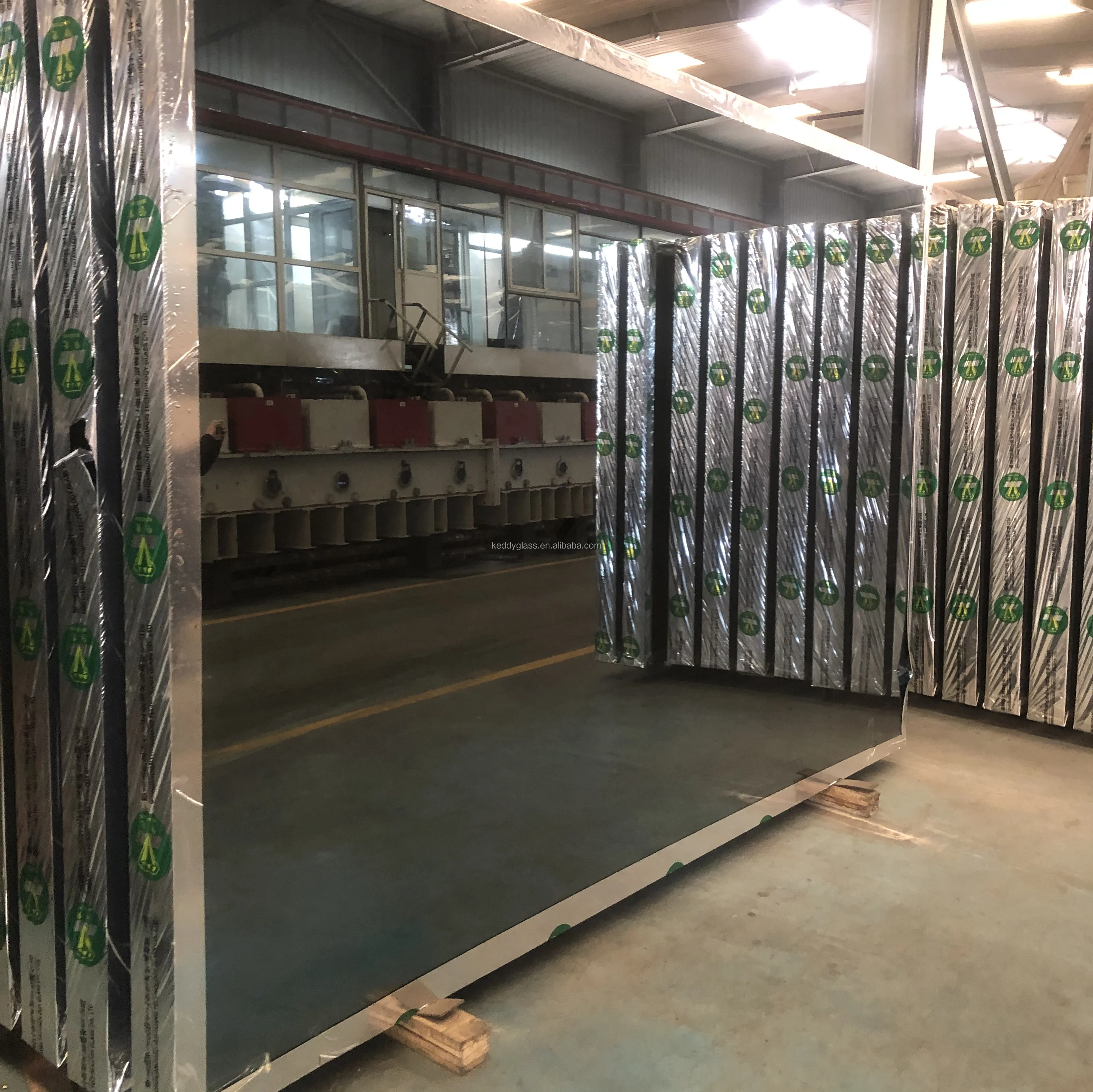 China Building Dark Blue Dark grey Reflective Coated Glass 4mm 5mm 5.5mm 6mm 8mm