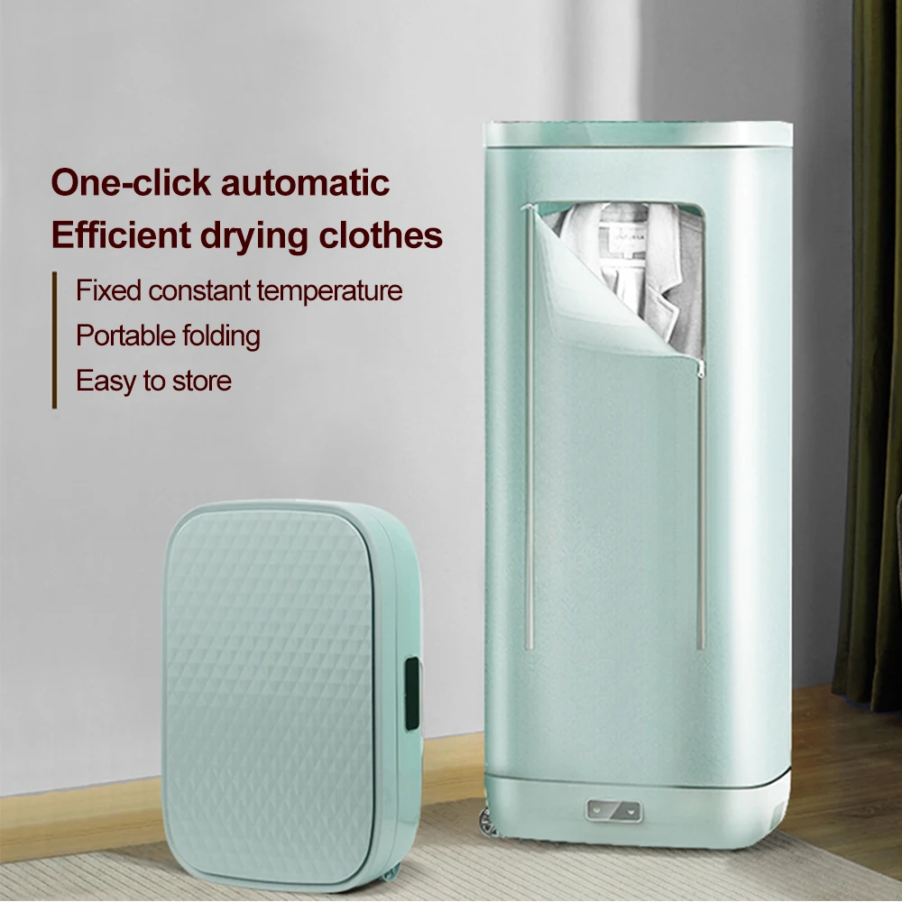 Mini Electric Clothes Dryer Electric Small Foldable Hot Air Heating Quick Dryer Home Travel Laundry Mini Portable Electric