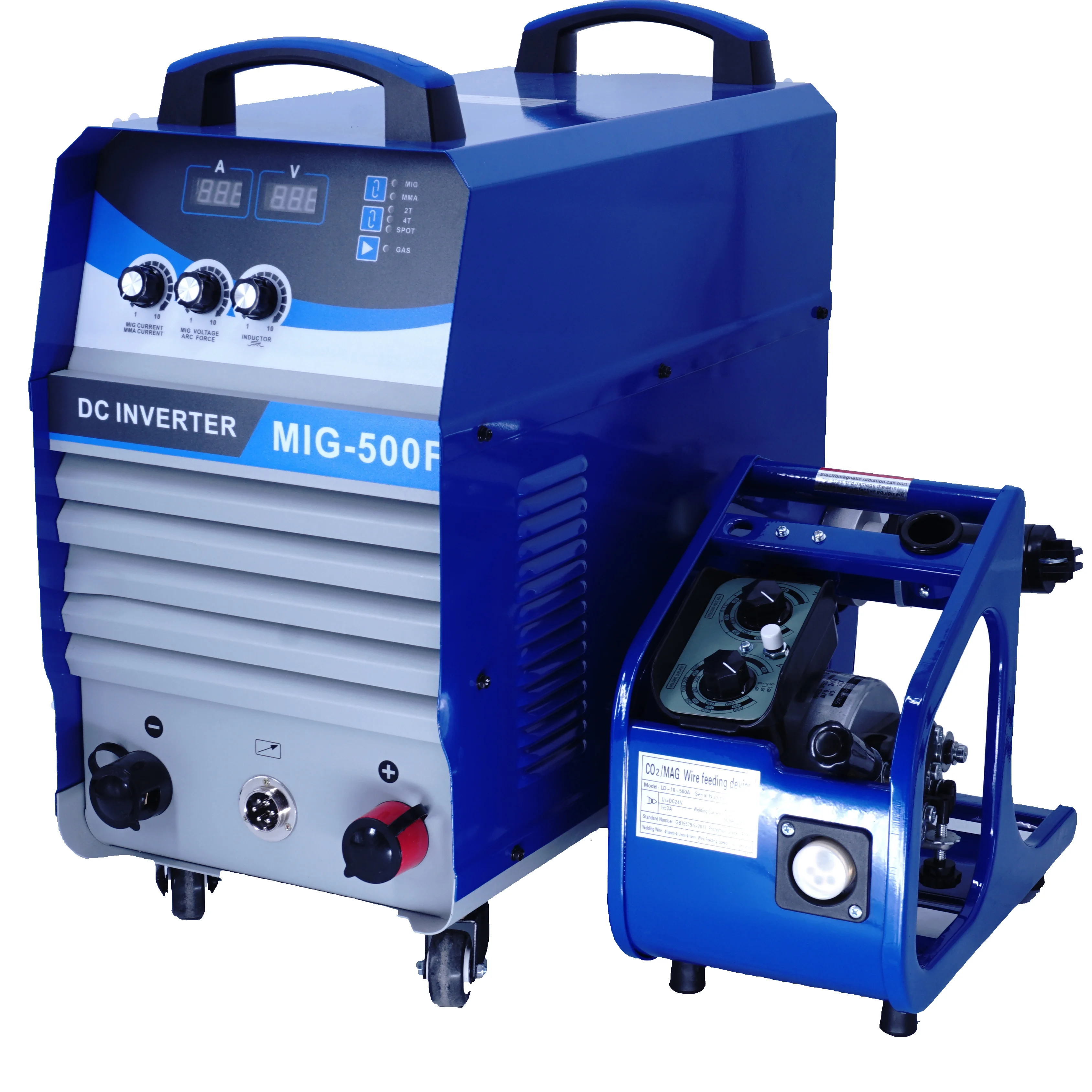 Three phase 500 amp inverter welder co2 aluminium mig welding machine