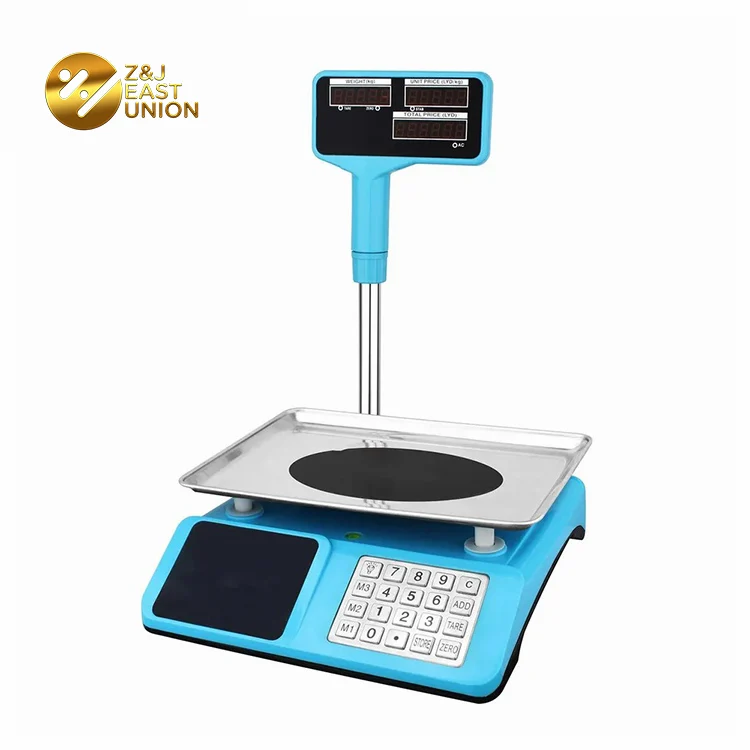 High Accurate Electronic Supermarket Barcode Label Receipt Printing Price Computing Scale