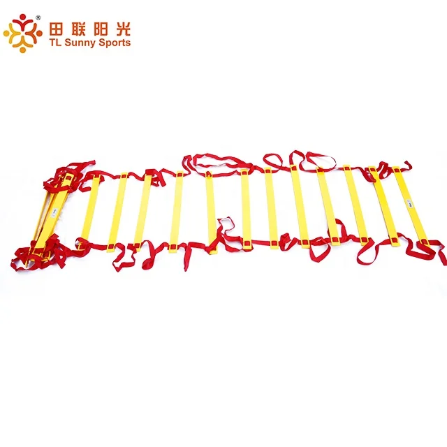School Sports Equipment Physical Fitness PVC Speed Agility Ladder for Football Soccer Training