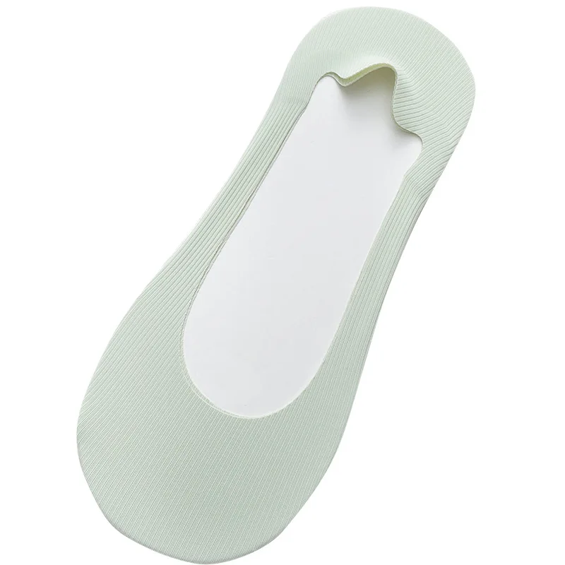 No moq anti-drop design knit shallow mouth invisible short non slip women no show socks