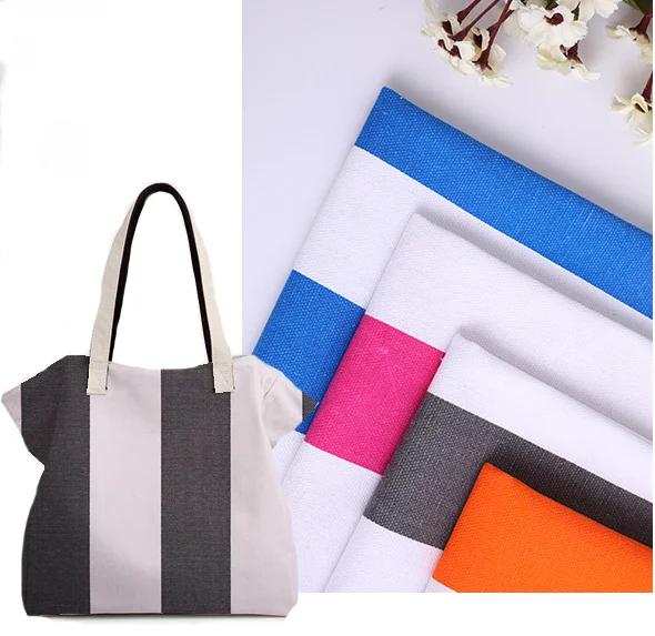 
Stripe print canvas fabric Upholstery fabric for sofas,curtain,bags... 