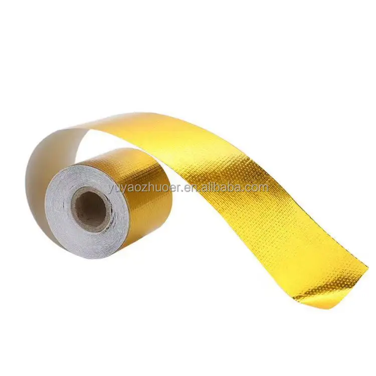 Accept OEM Self Adhesive Thermo-shield Reflective Heat Shield Heatshield Tape Wrapping Roll