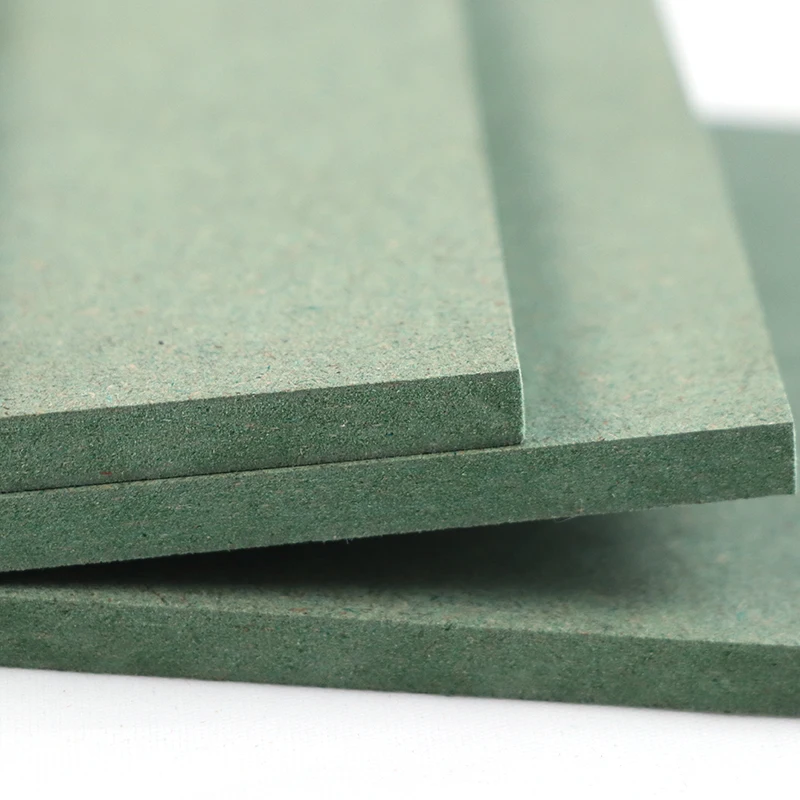 Factory Direct Sales 15MM E1 Grade With Two Side Sanded HMR Green MDF Board Price