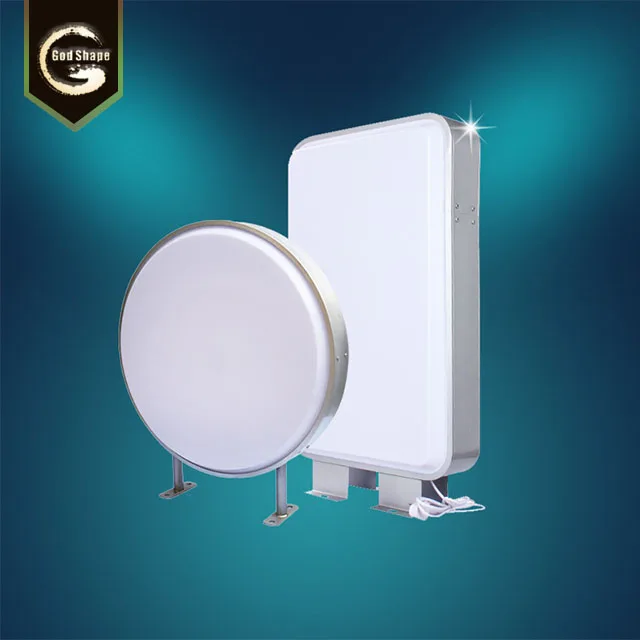 Round Shape Wall Mounted Led Illuminated Display Light Box Pub Restaurant Signboard Acrylic Profile Light Box Sign