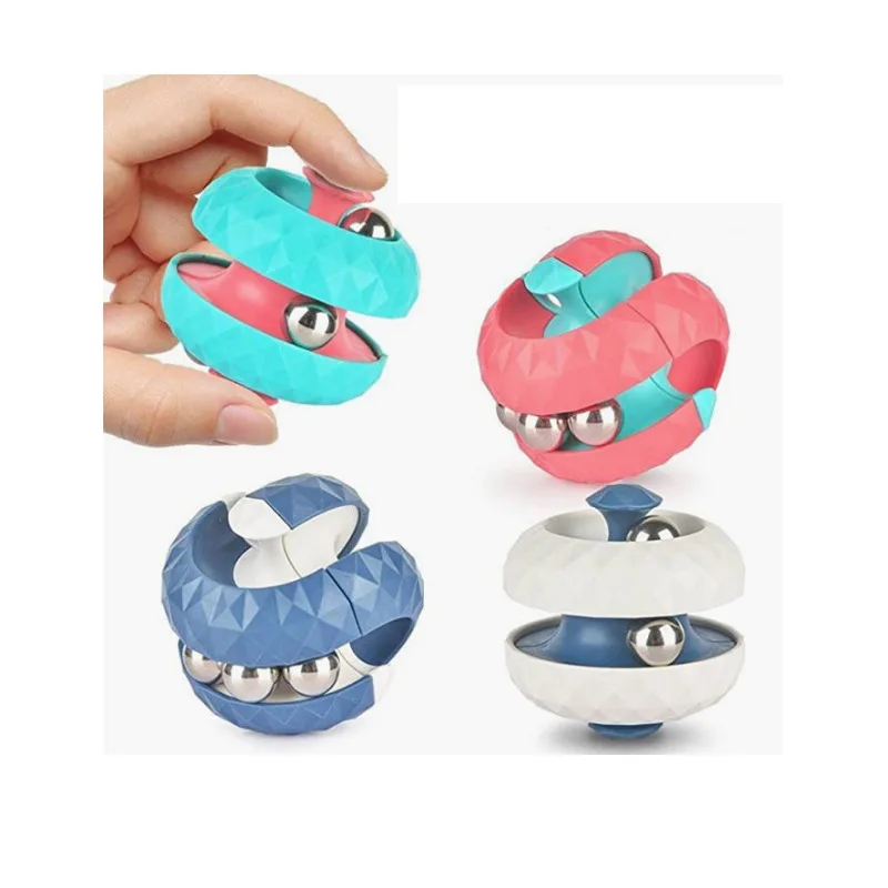 Gyro Fingertip Fidget Spinner Anti Stress decompression Puzzle Games Office Desk Toys Orbit Ball Fidget Cube Toys Creative Top