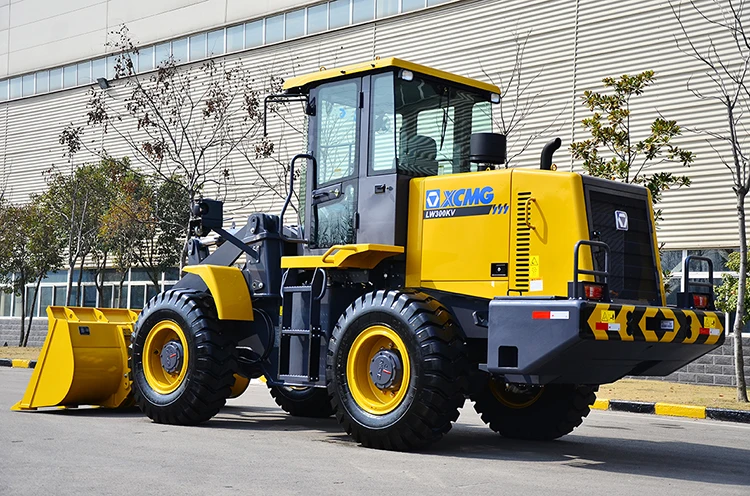 Buy XCMG 3 ton wheel loader LW300KV 92kw power small front loader with 2-3m3 bucket