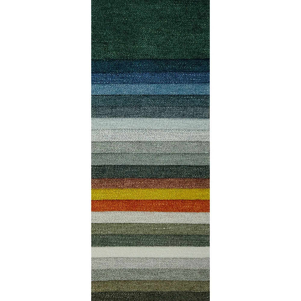 Cheap Curtains Modern Blackout Linen Fabrics Upholstery 100% Polyester Curtains Home Textile Fabrics