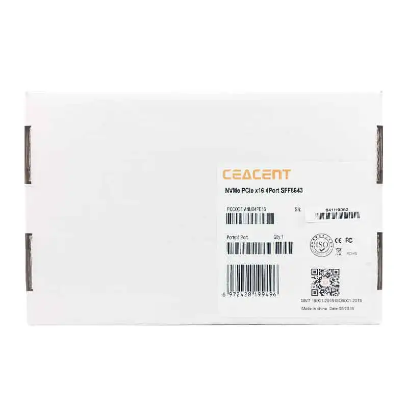 ANU04PE16 nvme-контроллер SFF8643-SFF8639 не нового дизайна с кабелем *