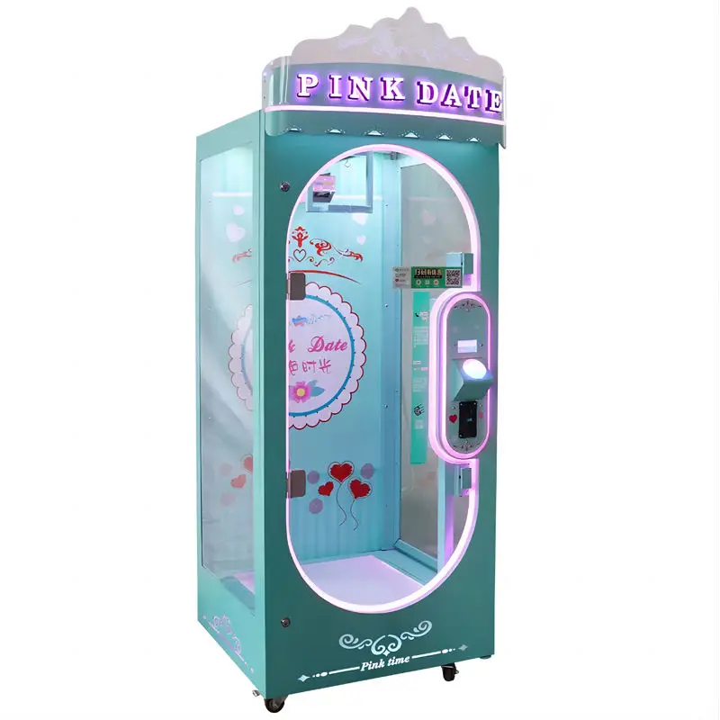 Neofuns Coin Operated Games Barber Cut Prize Machine Pink Date Scissors Gift Machine