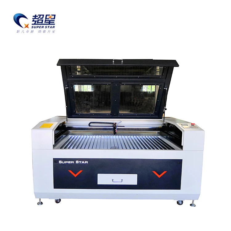 Superstar new 1390 CO2 laser cutting machine with RD control system for leather