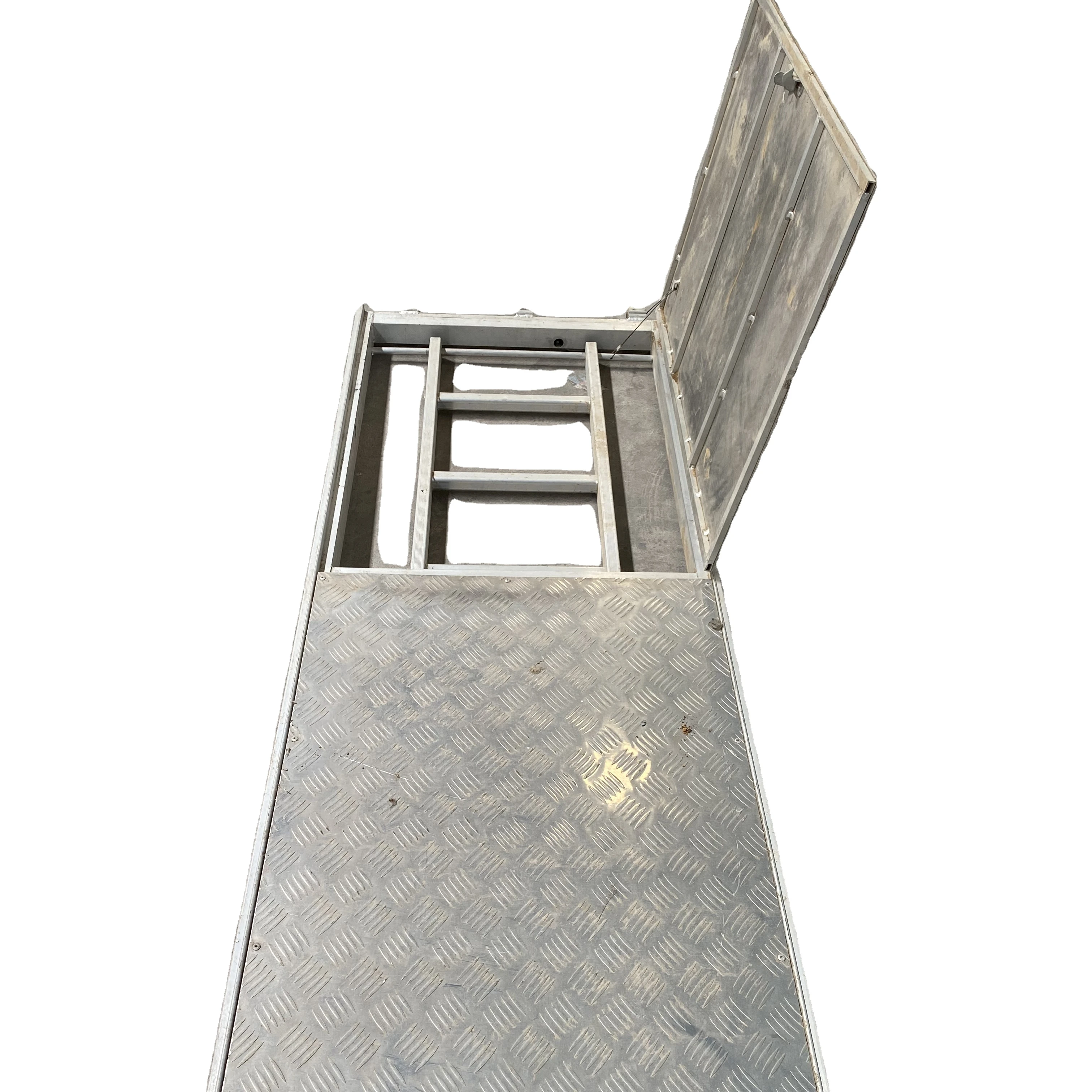 Constructional  Scaffolding Frame system  Aluminum Access  Hatch Deck  plank with ladder for building material