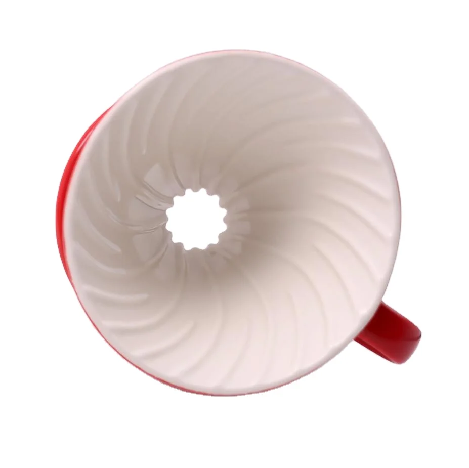 Кофейные инструменты цветной керамический капельница креативный кофейный фильтр чашка для наполнения кофе капельницей