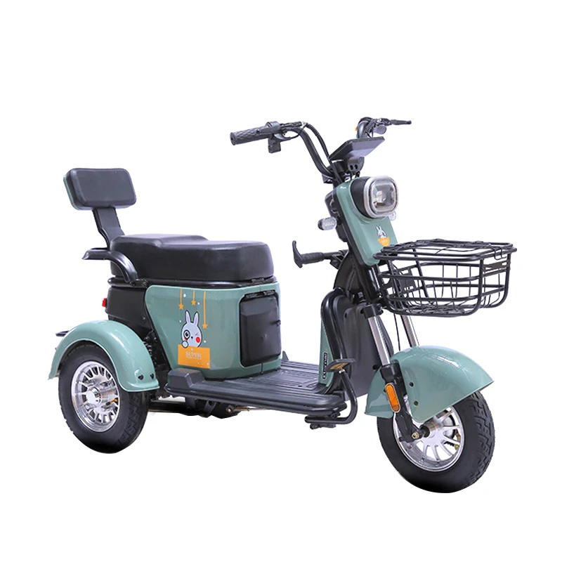 20 Inch Recumbent Ebike Bike Cabin Para Electric Tricycle Cover Differential Baterias Adult Cargo with Trike 3 Wheel