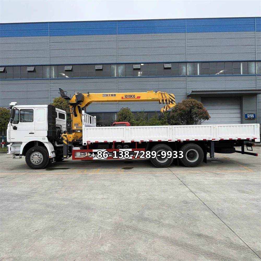 Shacman 10tons 12ton 14ton 16tons Multi-functional Special timber grab Truck Mounted crane timber scrap crane