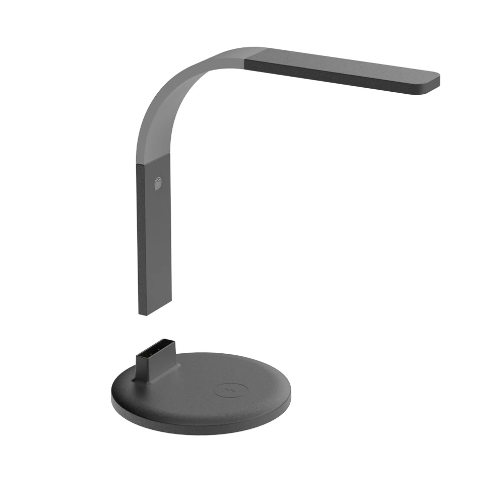 OEM Factory Wholesale QI Wireless Charging Flexible Gooseneck Modern Arc Desk Lamp for Study