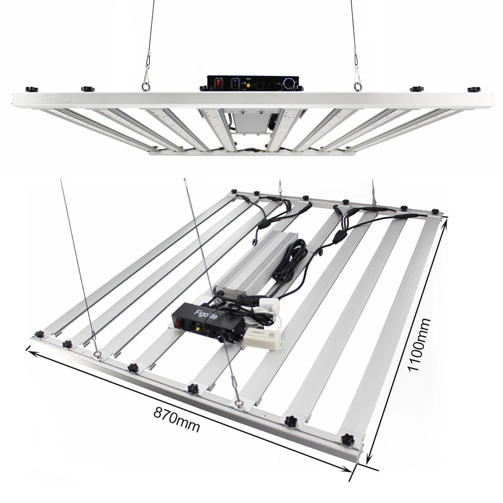 Figolite LM301H EVO высокоинтенсивный световой бар 720 Вт для гидропонных комнатных растений бесплатное приложение умный контроллер