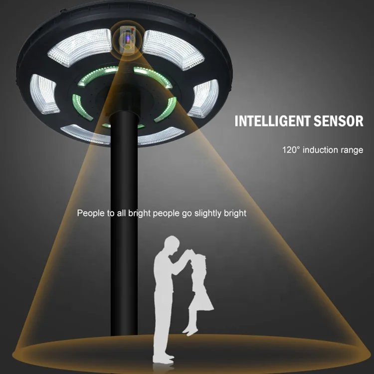 
New model decotation 300w outdoor led solar garden lights radar sensor 