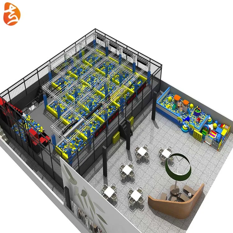 Hot sale indoor children safety american kids indoor playground equipment obstacles course Ninja warrior