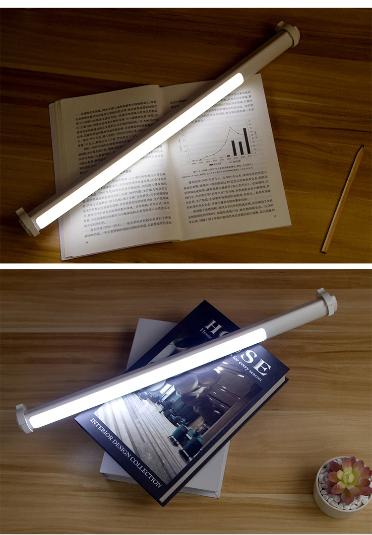 1200 mAh Rechargeable Lithium LED Wall Lamps Rotatable Lithium Battery Magnetic Holder Lamp USB Cable Charging Kitchen Light