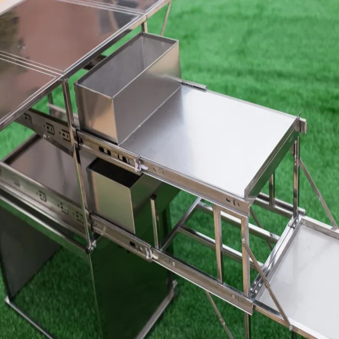  Китайский прицеп для кемпинга мобильная кухня из нержавеющей стали хорошего качества