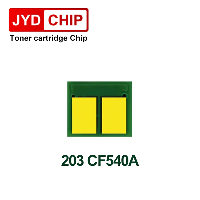 Совместимый чип картриджа CF540A CF541A CF542A CF543A 203a для M254dw M254nw M281FDN M281FDW M280NW сброс чипа тонера